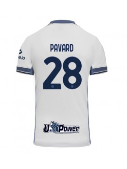 Inter Milan Benjamin Pavard #28 Replika Borta Kläder 2024-25 Kortärmad